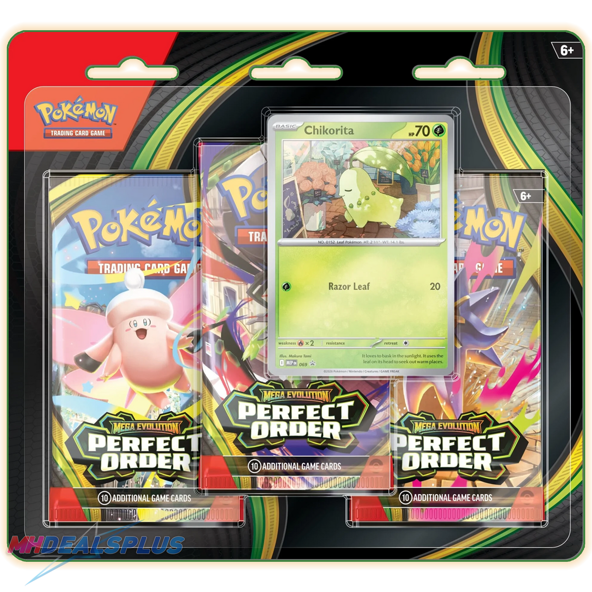 Pokemon Perfect Order 3-Pack Blister