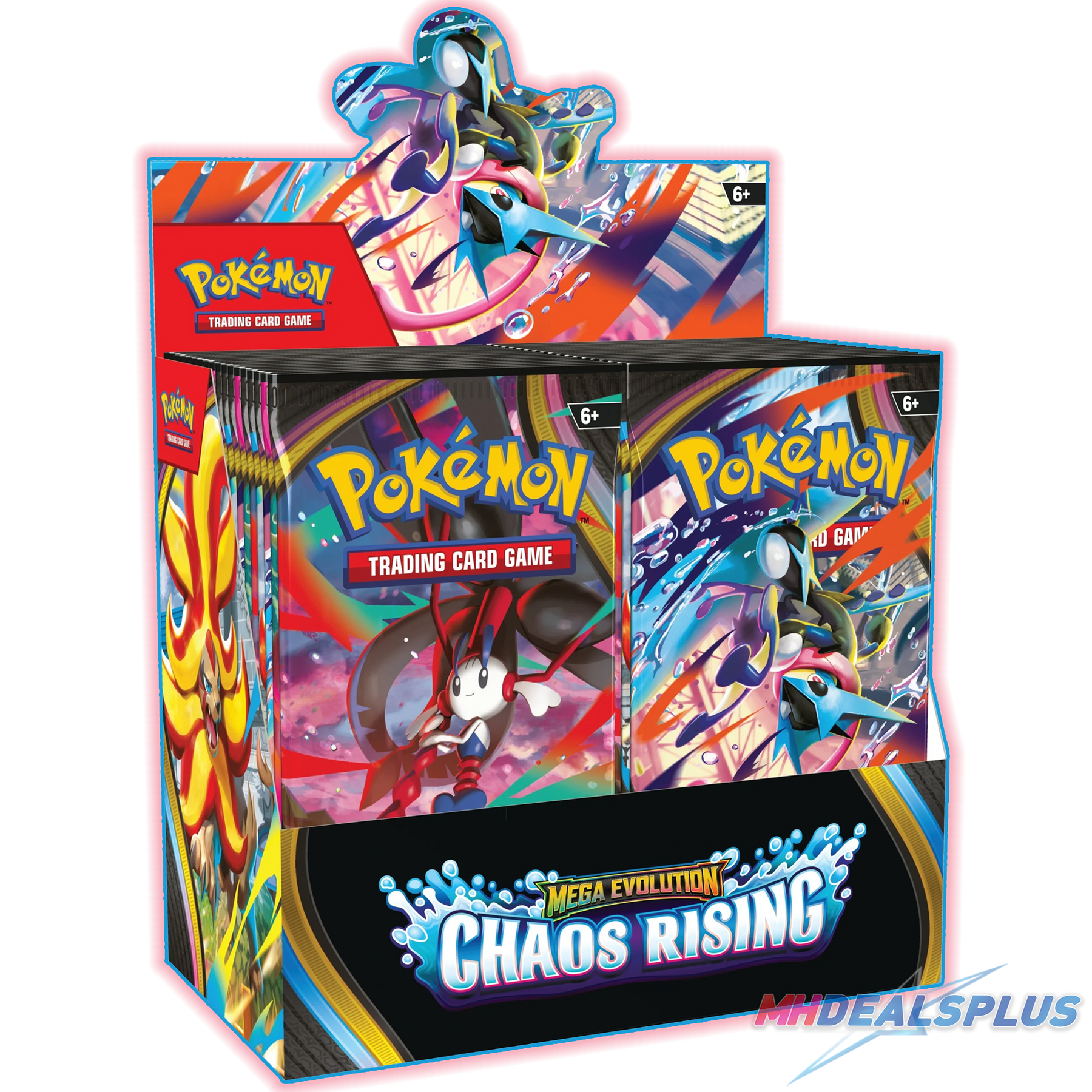 Pokemon Chaos Rising Booster Box Sealed Case