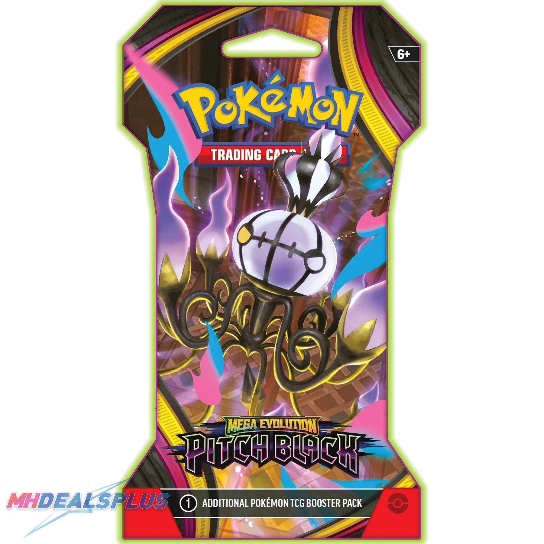 (Pre-Order) Pokemon Pitch Black Sleeved Booster Pack