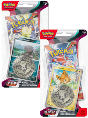 Pokemon Obsidian Flames Checklane Blister Pack Set of 2