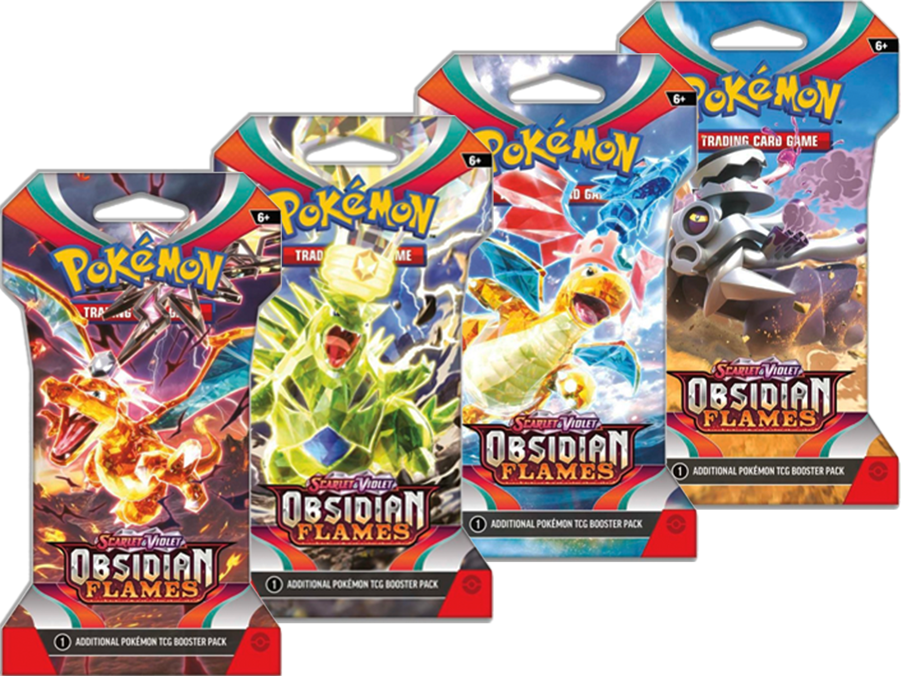 Pokemon Obsidian Flames Sleeved Booster Pack