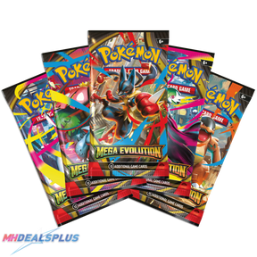 Pokemon Mega Evolution Booster Pack Set of 5