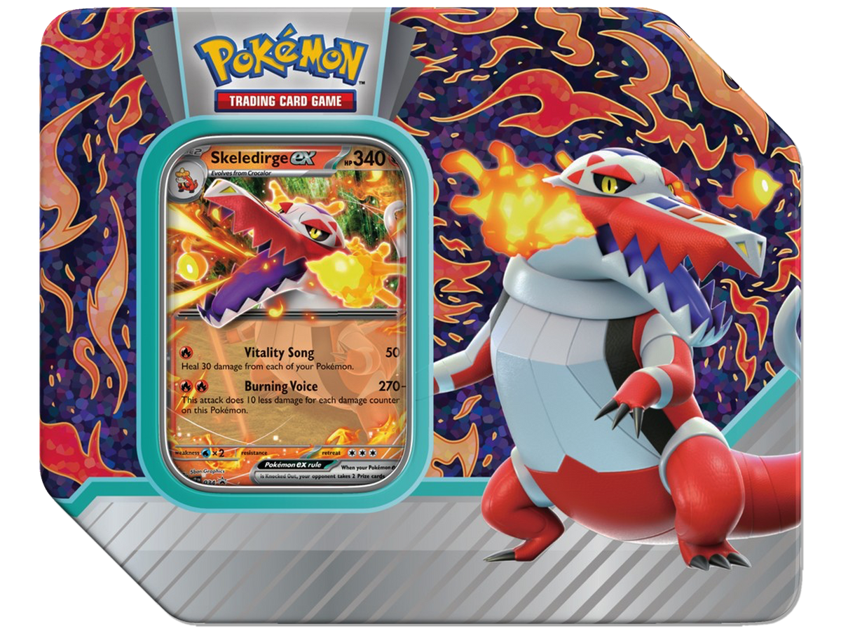 Pokemon Paldea Partners Tin - Skeledirge EX