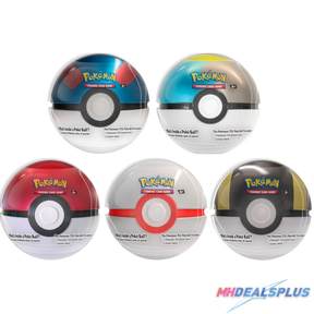Pokemon 2024 Q4 Poke Ball Tin DIsplay Case - 18 Booster Packs