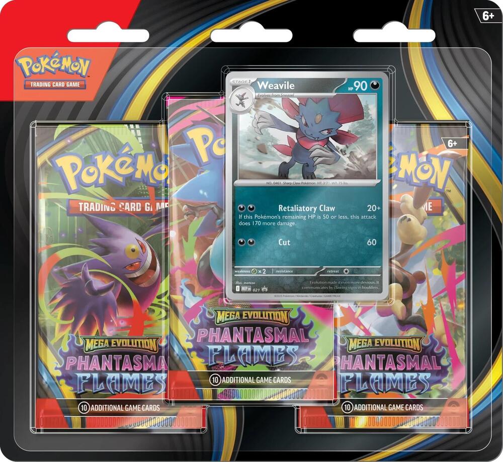 Phantasmal Flames 3 Pack Blister [Sneasel] - ME02
