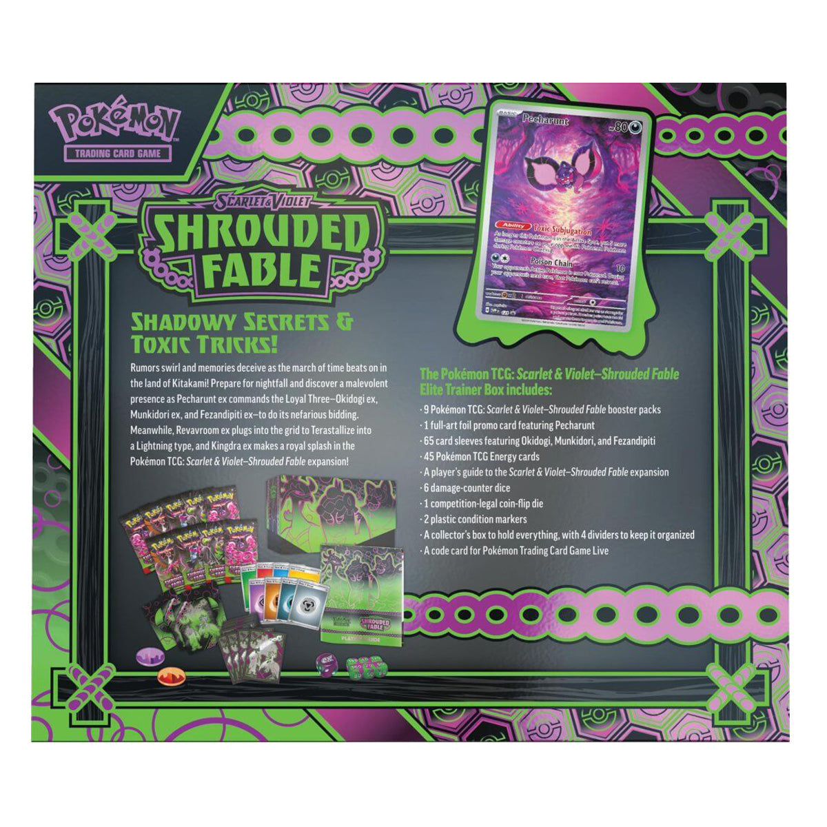 Scarlet & Violet Shrouded Fable Elite Trainer Box POKEMON TCG