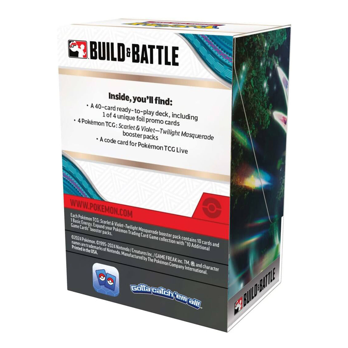 POKEMON TCG Scarlet & Violet Twilight Masquerade Build & Battle Box