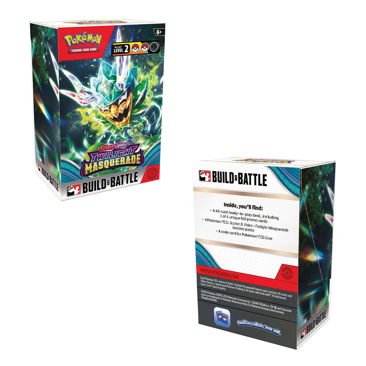POKEMON TCG Scarlet & Violet Twilight Masquerade Build & Battle Box