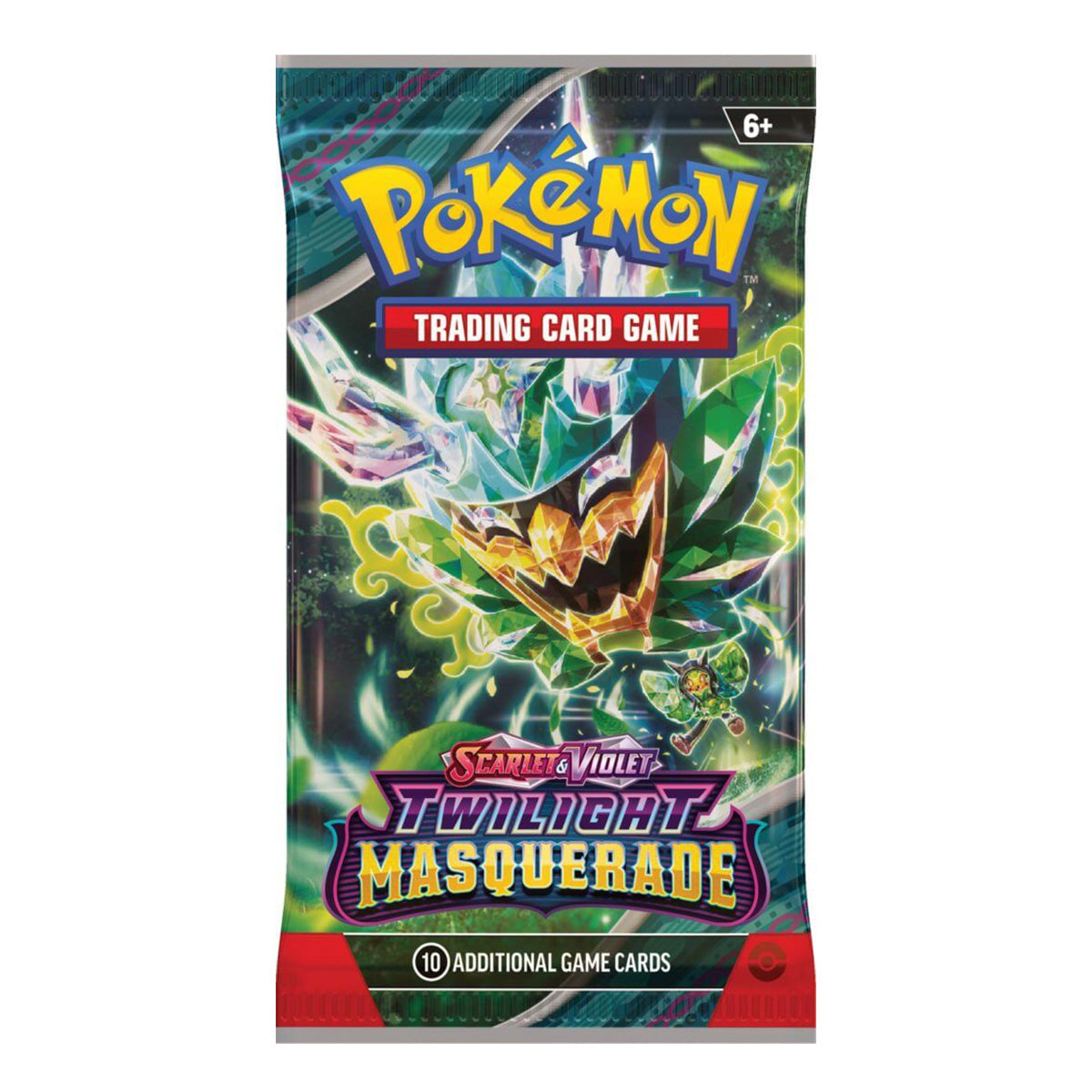 POKEMON TCG Scarlet & Violet Twilight Masquerade Single Booster Pack