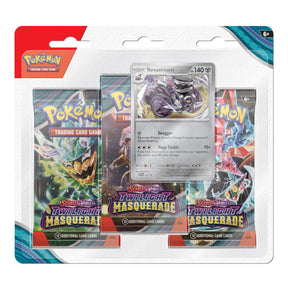 POKEMON TCG Scarlet & Violet Twilight Masquerade Three Booster Blisters (Pair)