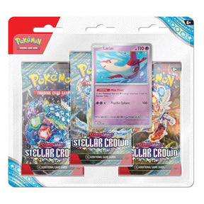 Scarlet & Violet Stellar Crown Three Booster Blisters (Pair) POKEMON TCG