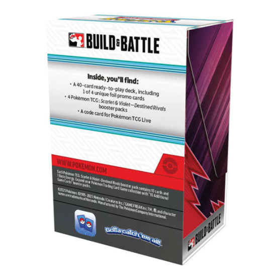Scarlet & Violet Destined Rivals Build & Battle Box POKEMON TCG