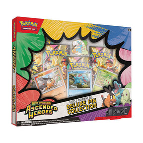 Pokemon TCG Mega Evolution Ascended Heroes First Partners Deluxe Pin Collection