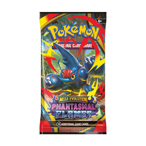 Pokemon TCG Mega Evolution Phantasmal Flames Single Booster Pack