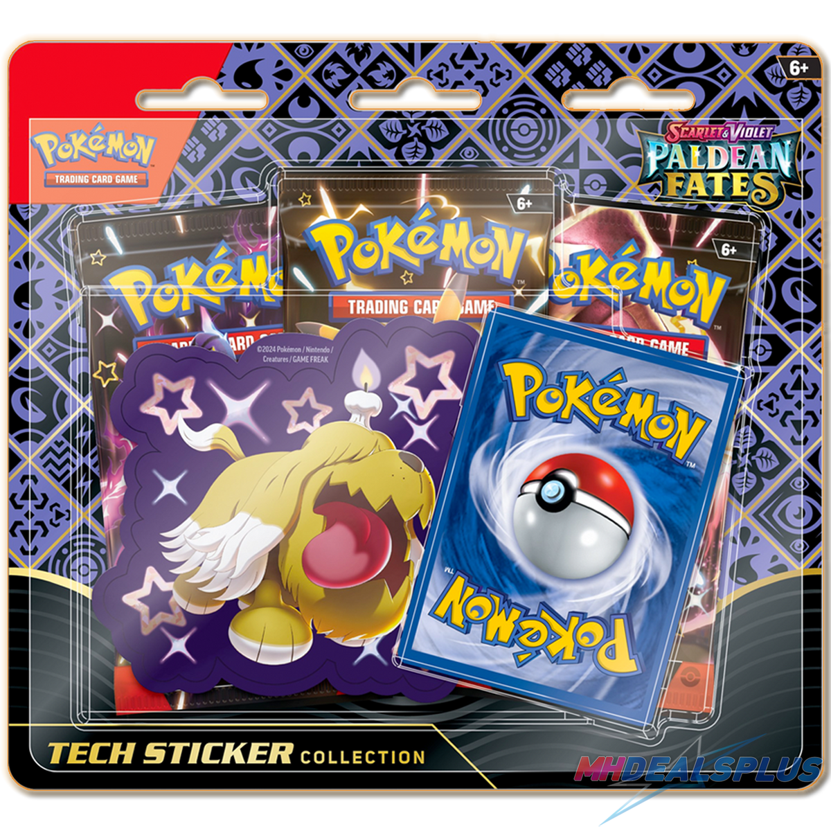 Pokemon Paldean Fates Tech Sticker Collection Set of 3