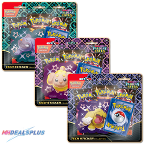 Pokemon Paldean Fates Tech Sticker Collection Set of 3