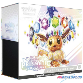 Pokemon Prismatic Evolutions Elite Trainer Box Sealed Case