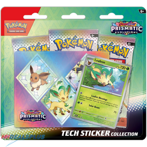 Pokemon Prismatic Evolutions Tech Sticker Collection Set of 3
