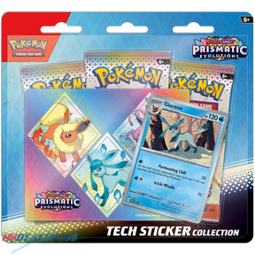 Pokemon Prismatic Evolutions Tech Sticker Collection Set of 3