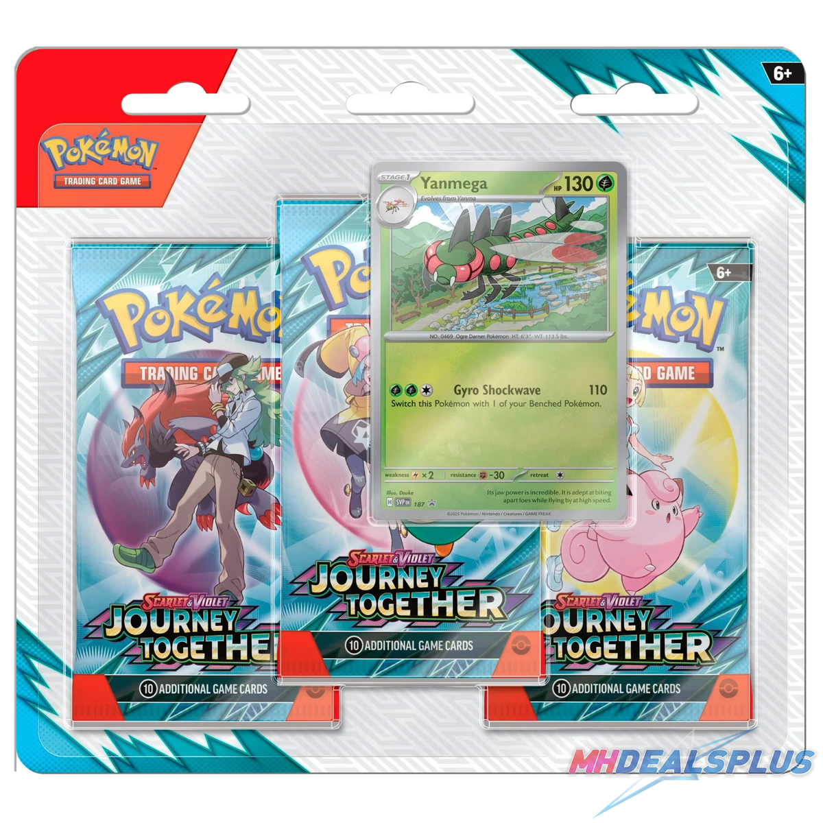 Pokemon Journey Together 3-Pack Blister (Random)