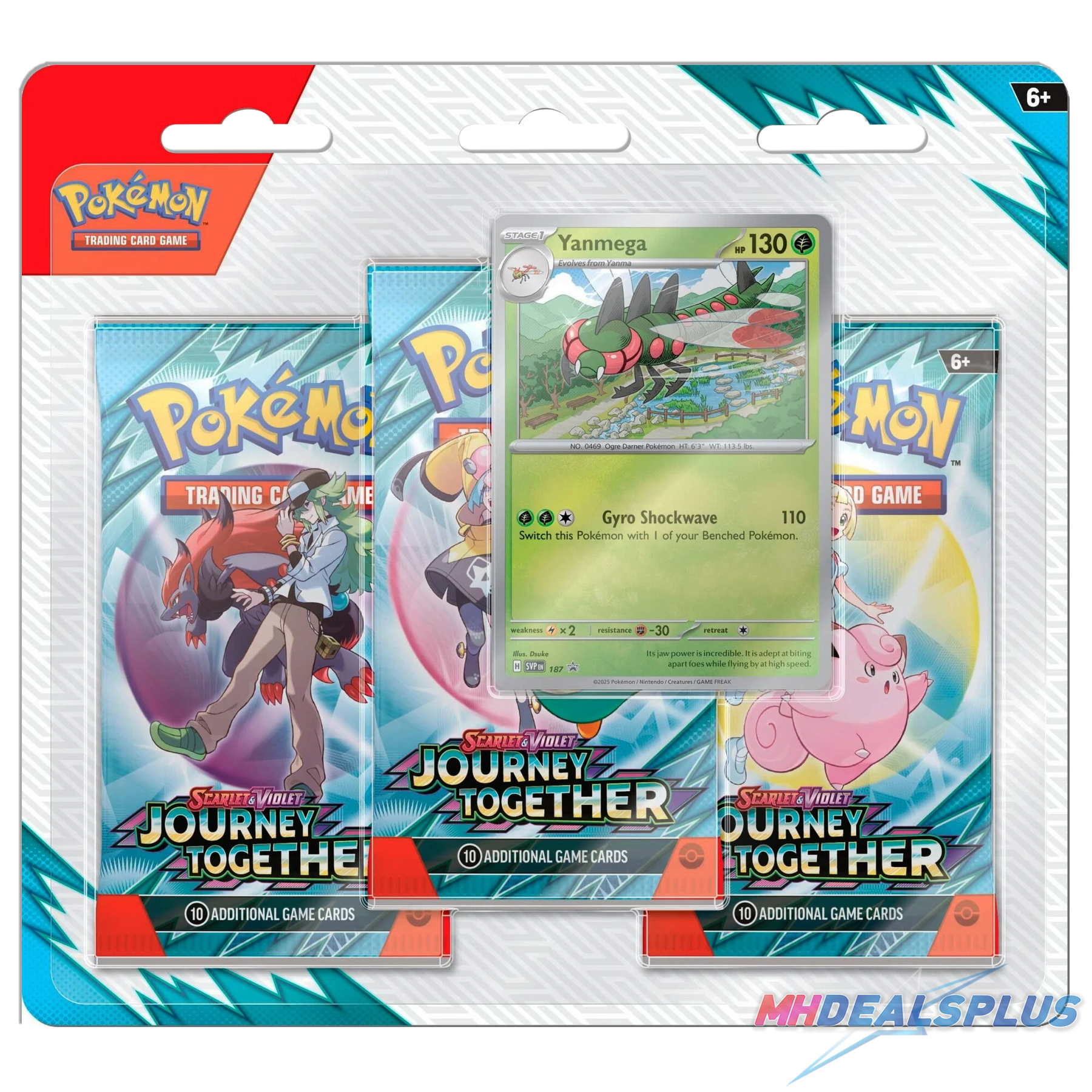 Pokemon Journey Together 3-Pack Blister (Random)
