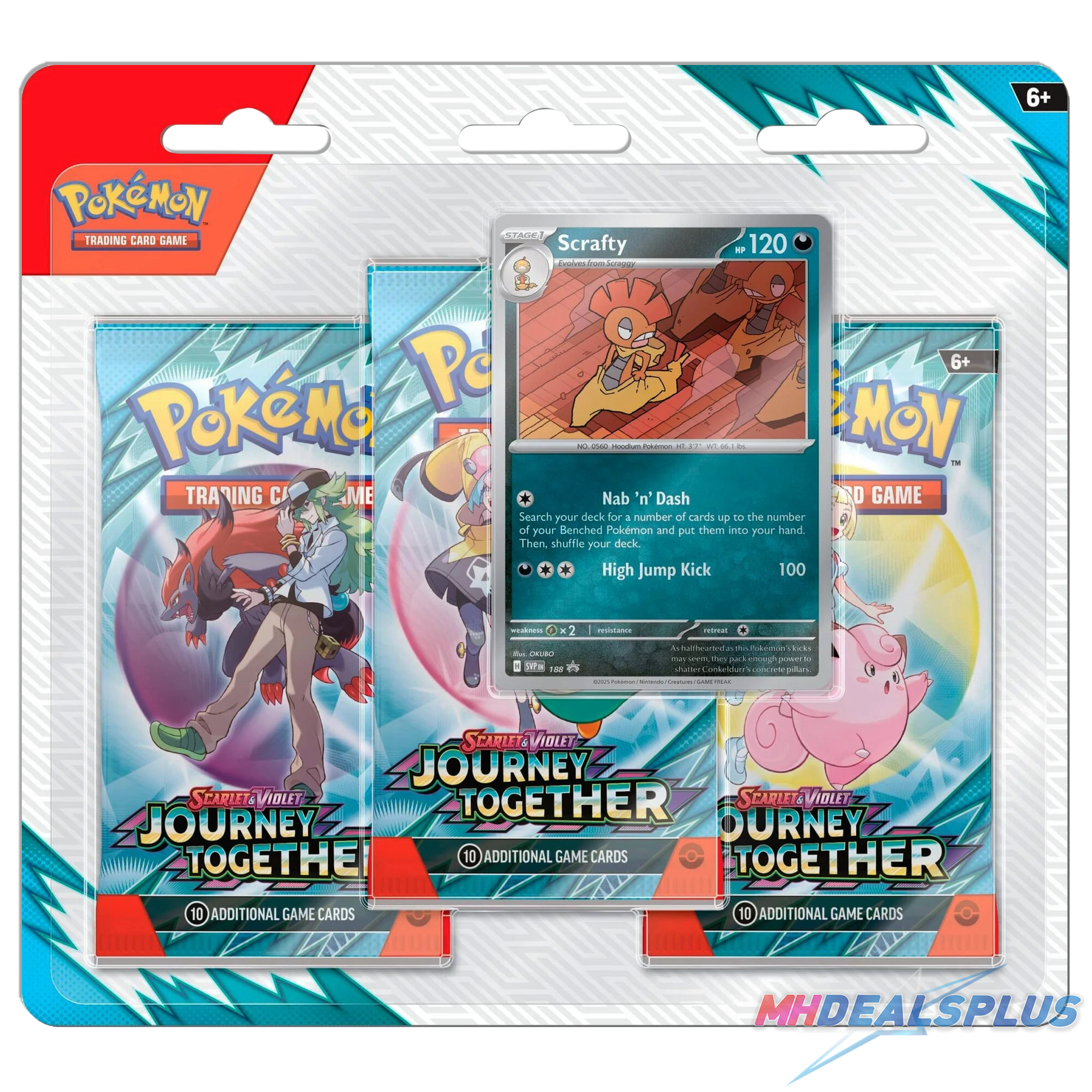 Pokemon Journey Together 3-Pack Blister (Random)