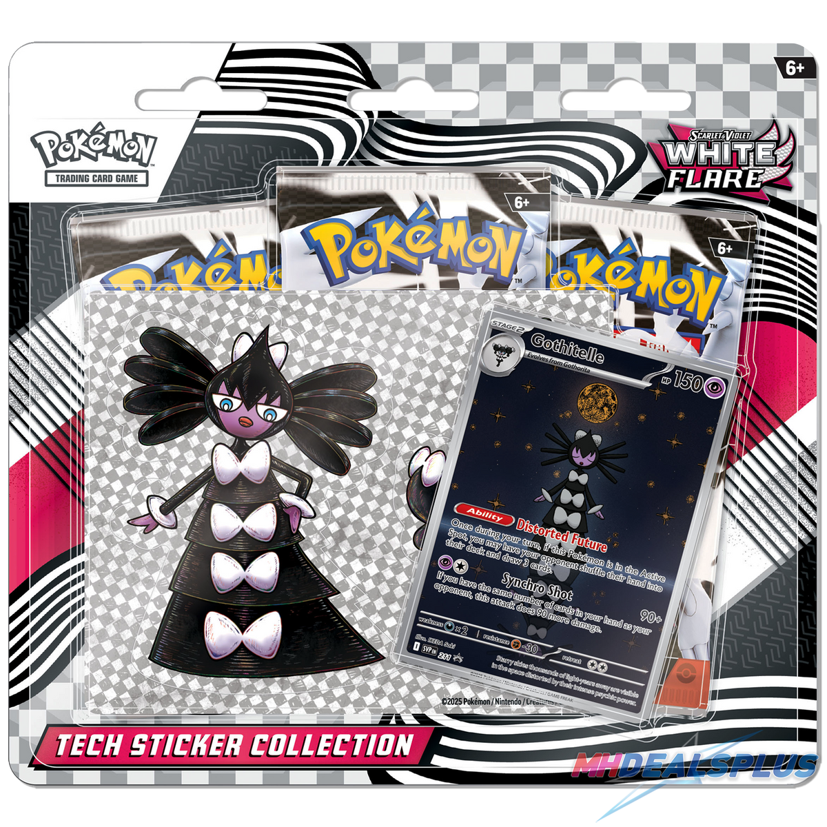 Pokemon White Flare Tech Sticker Collection