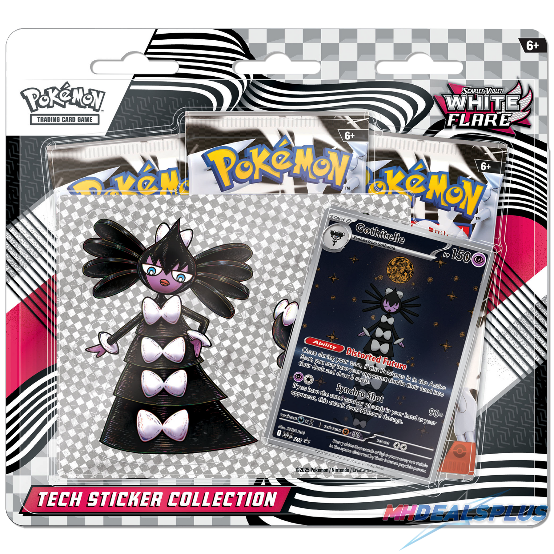 Pokemon White Flare Tech Sticker Collection