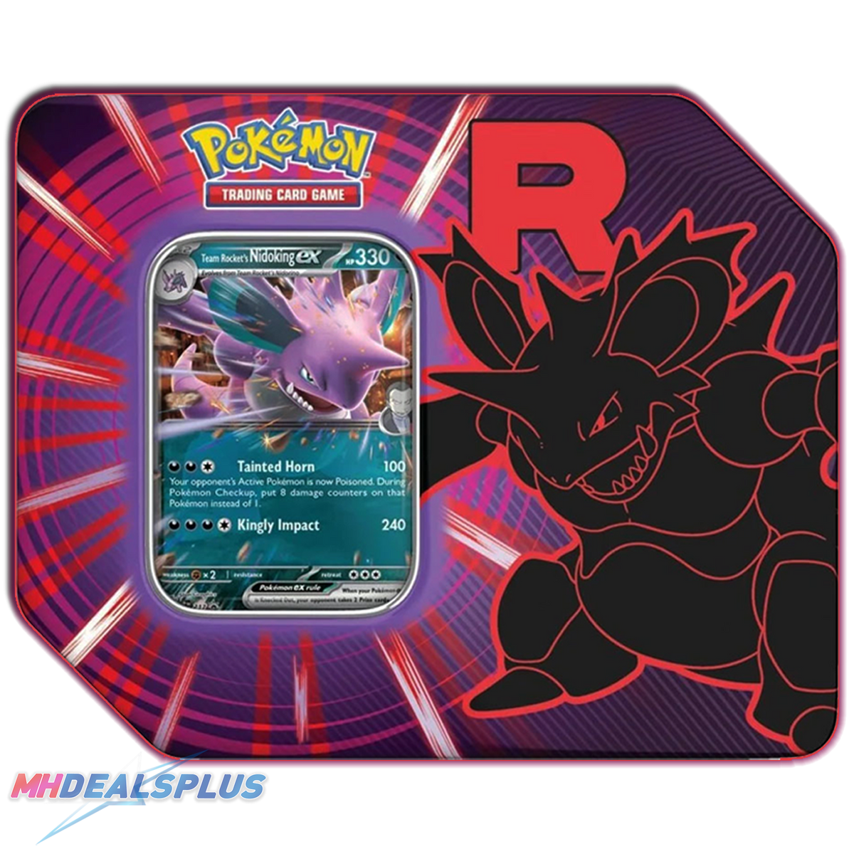 Pokemon Team Rocket Tin Set of 3