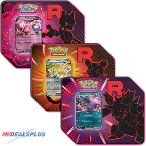 Pokemon Team Rocket Tin Set of 3