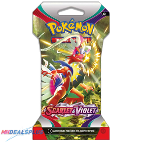 Pokemon Scarlet & Violet Sleeved Booster Pack Sealed Case