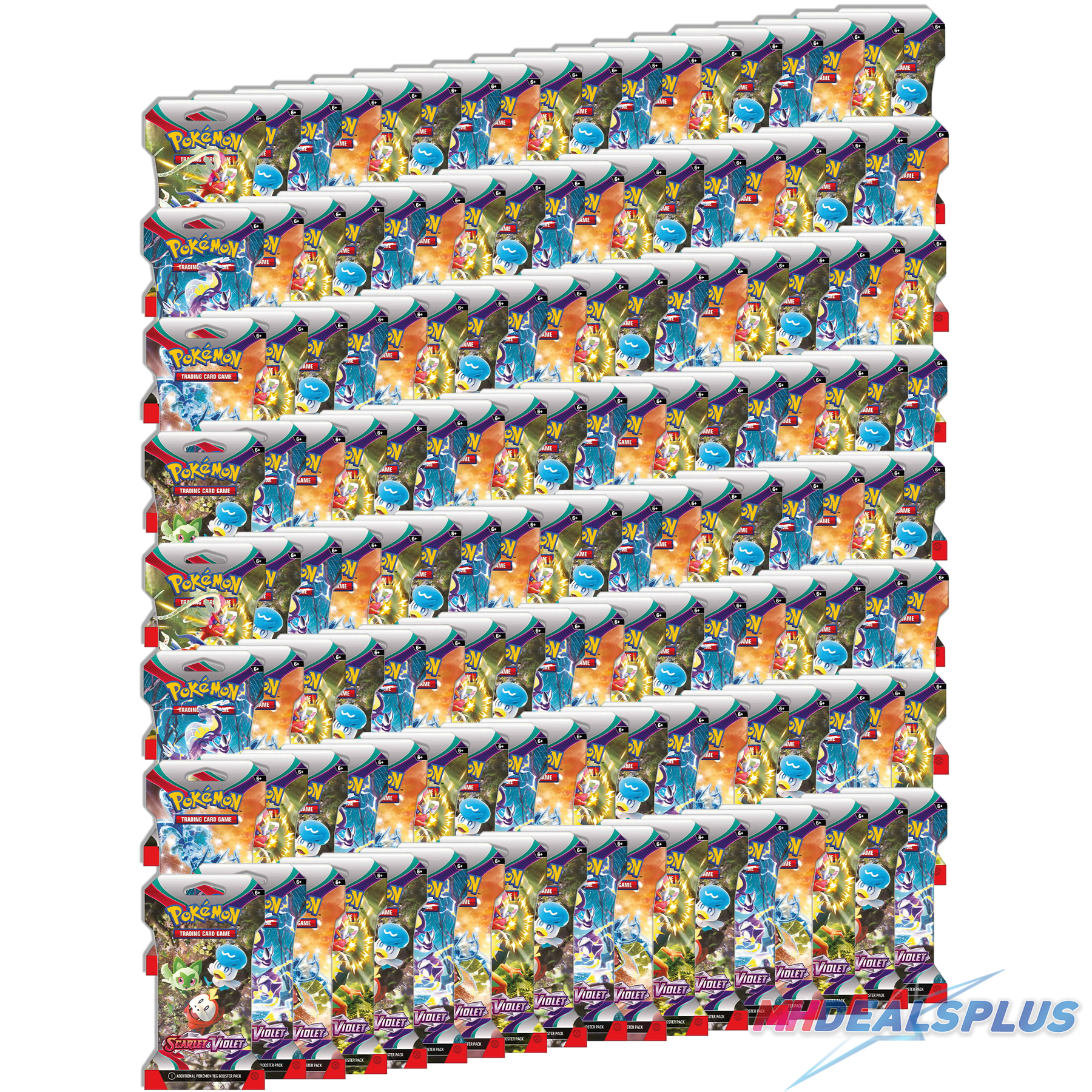 Pokemon Scarlet & Violet Sleeved Booster Pack Sealed Case