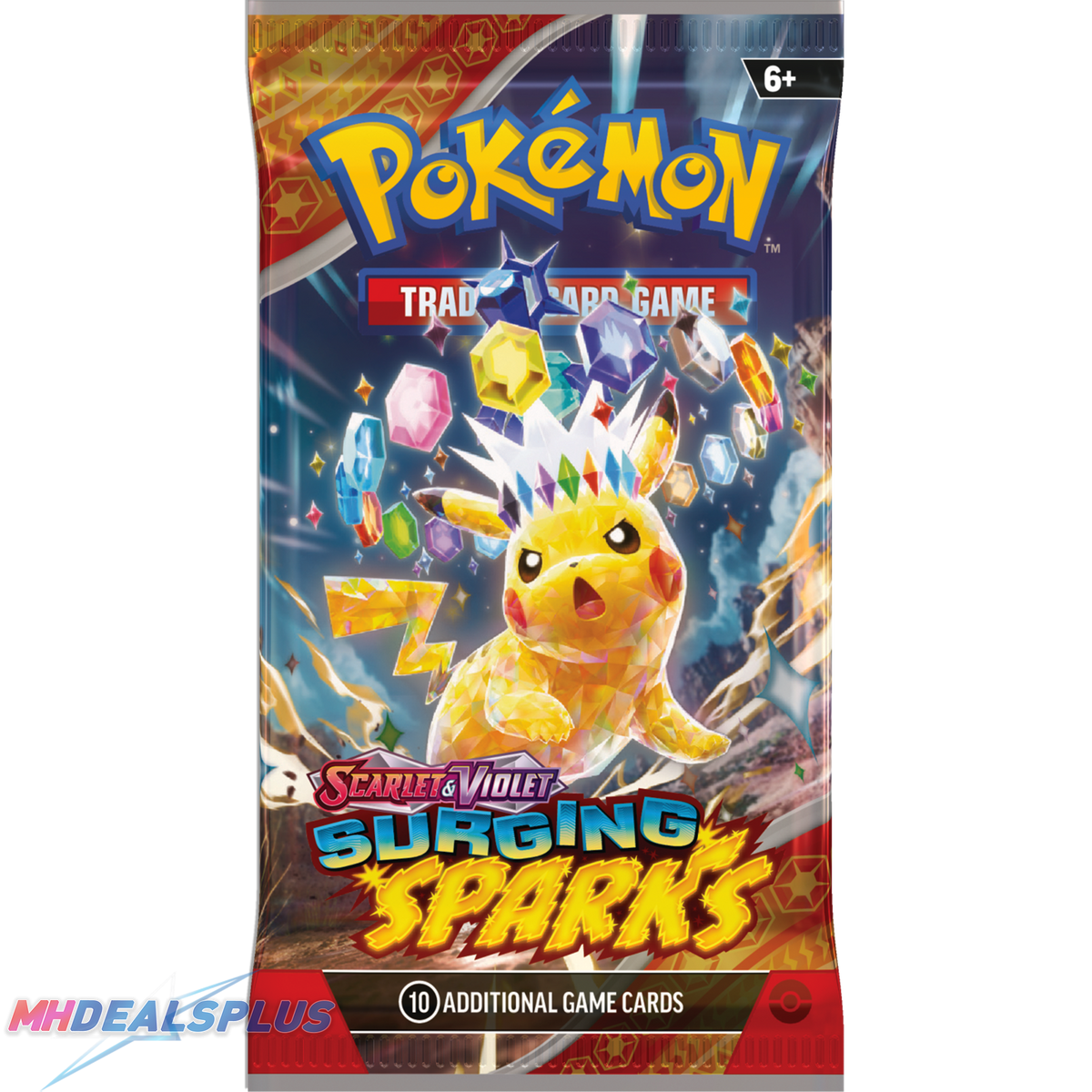 Pokemon Surging Sparks Booster Pack Set of 5