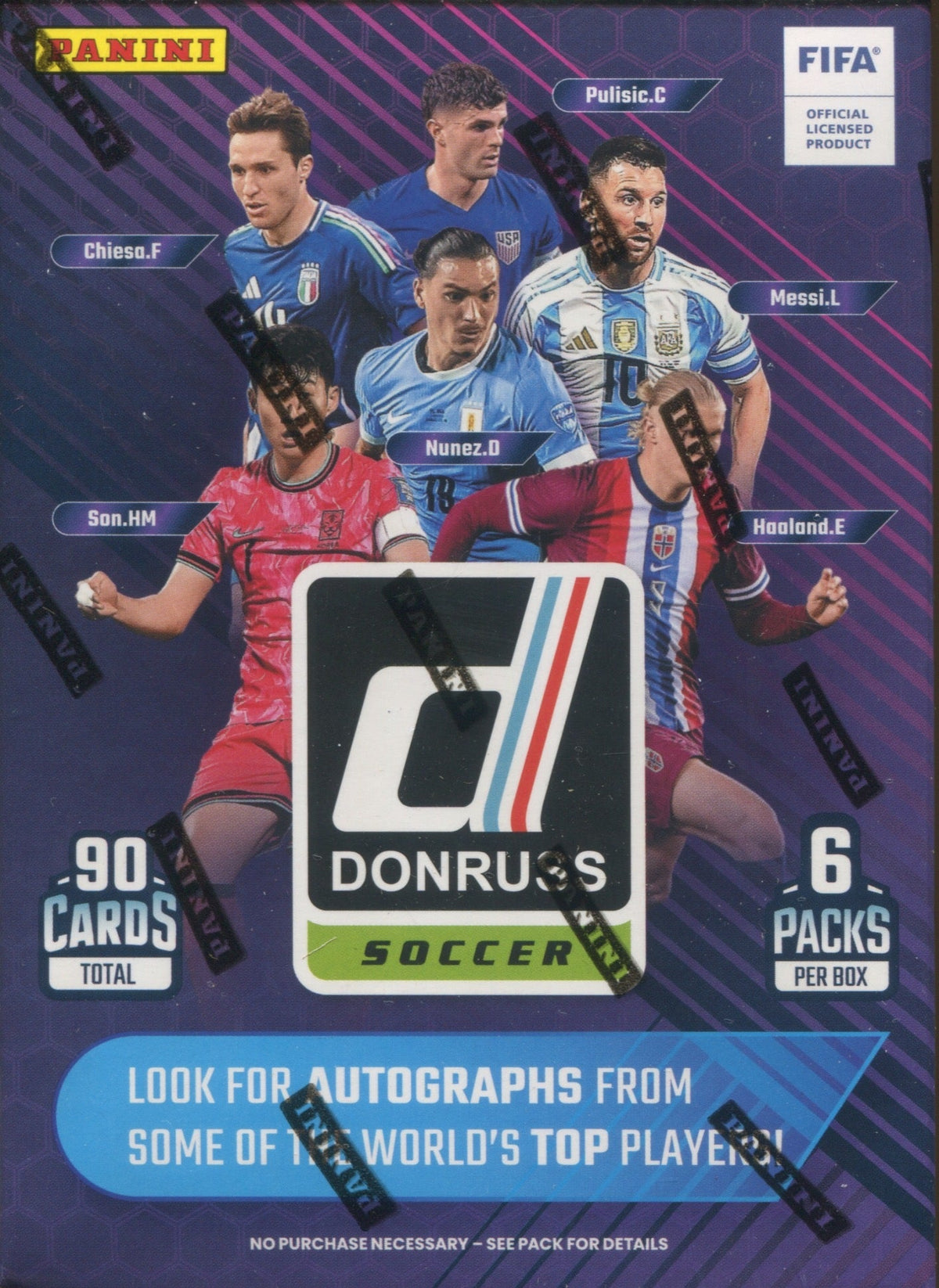 2024-25 Panini Donruss Soccer, Blaster Box (Red Cubic Parallels)