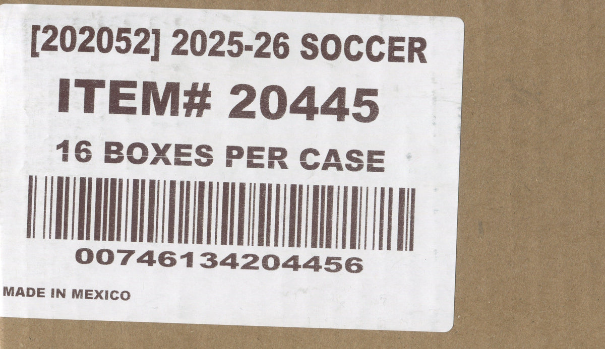 2025-26 Panini Pitch Kings Soccer Hobby International, 16 Box Case