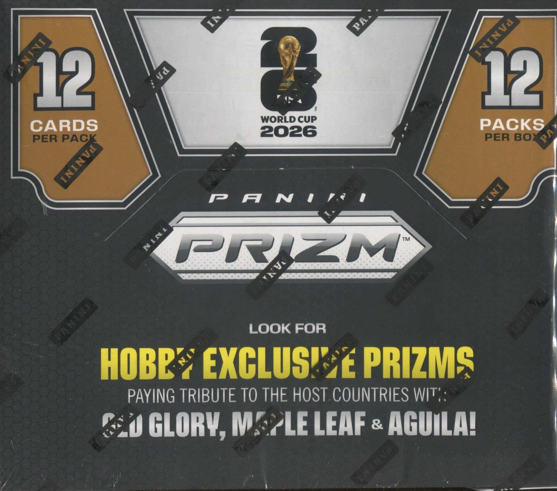 2026 Panini Prizm World Cup Soccer Hobby, 12 Box Case
