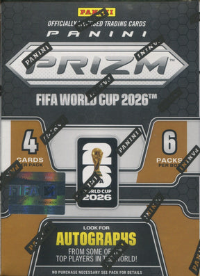 2026 Panini Prizm World Cup Soccer Blaster, 20 Box Case