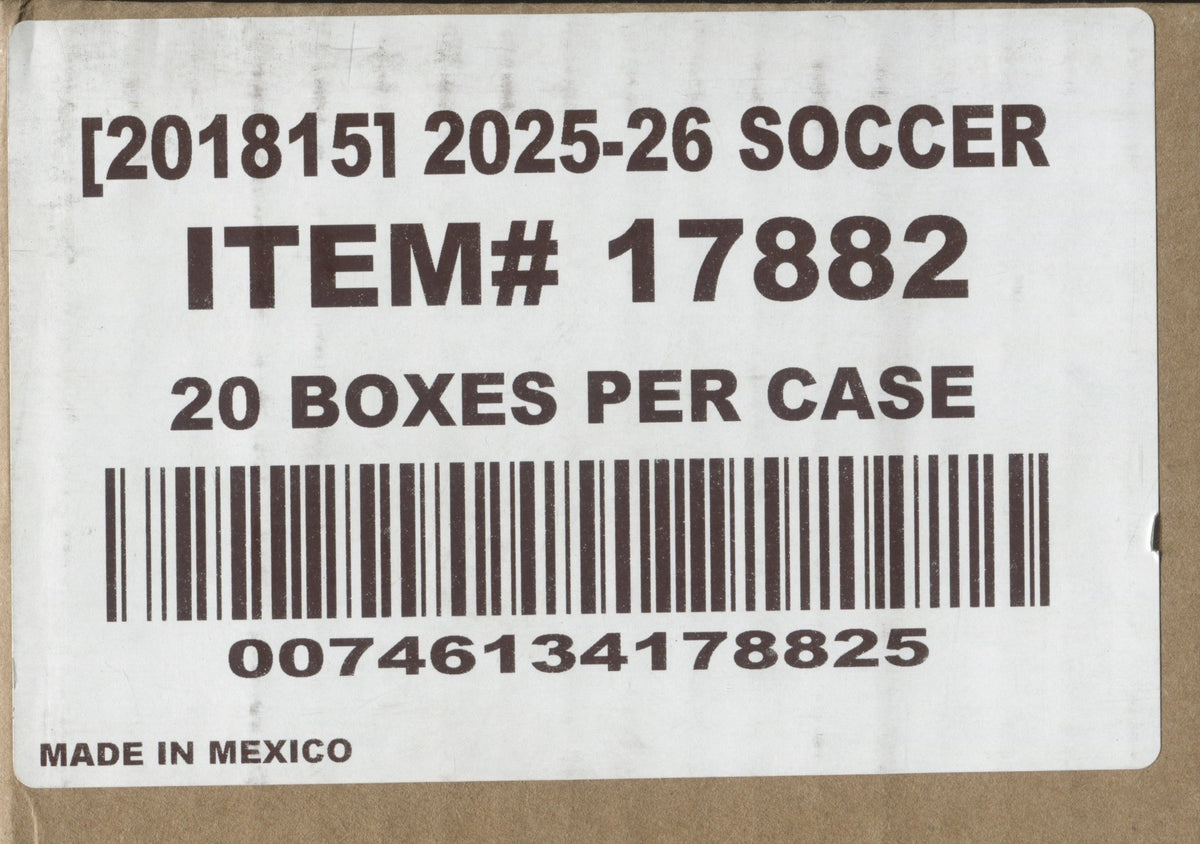 2025-26 Panini Donruss Road To FIFA World Cup 26 Soccer Hobby Blaster, 20 Box Case
