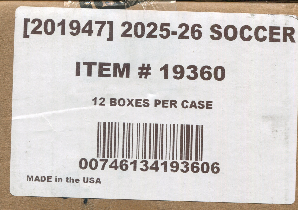 *LAST CASE* 2025-26 Panini Select Ligue 1 Soccer H2, 12 Box Case