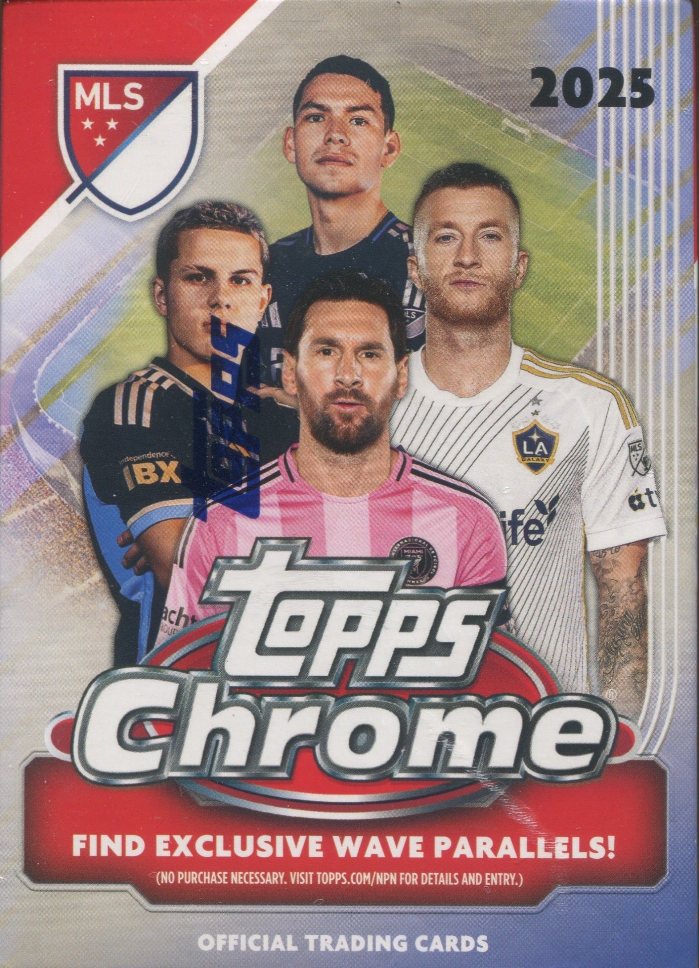 2025 Topps MLS Chrome Soccer Blaster, 40 Box Case