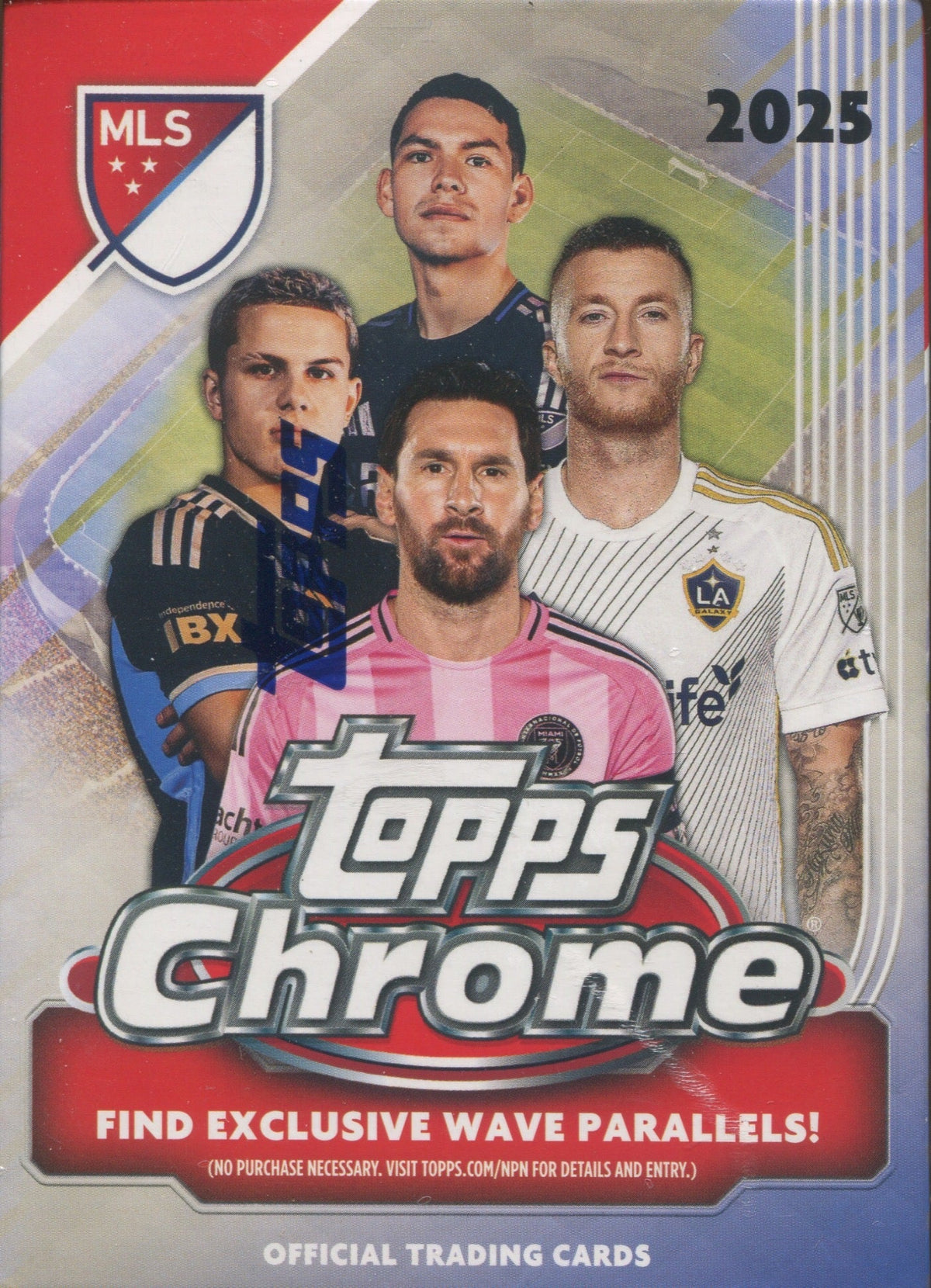 2025 Topps MLS Chrome Soccer Blaster, Box