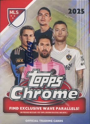 2025 Topps MLS Chrome Soccer Blaster, Box