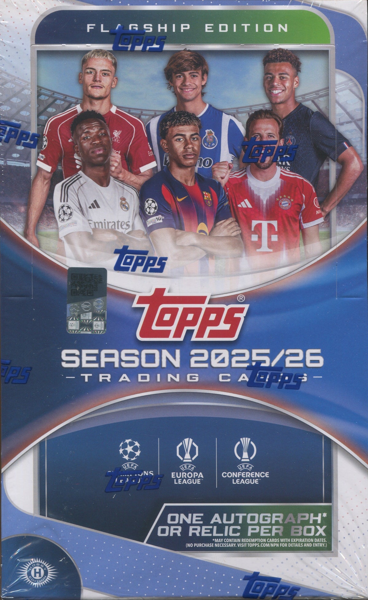 *LAST BOX* 2025-26 Topps UEFA Club Competitions Soccer Hobby, Box