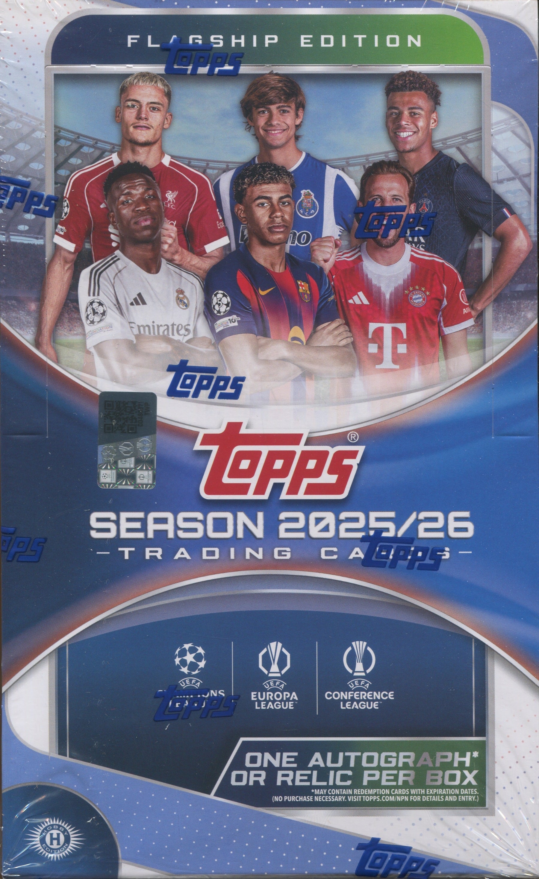 *LAST BOX* 2025-26 Topps UEFA Club Competitions Soccer Hobby, Box