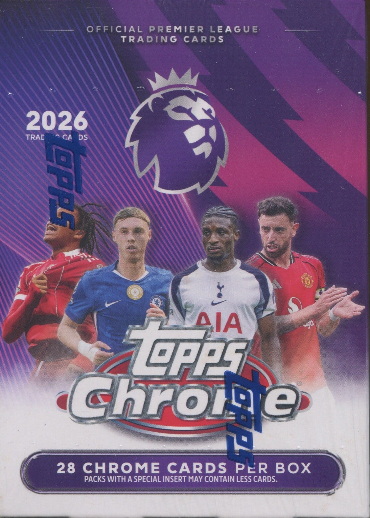 2026 Topps Chrome Premier League Soccer Blaster, 40 Box Case