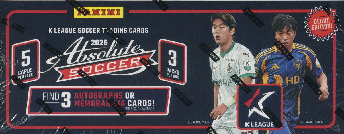 *LAST CASE* 2025 Panini Absolute K League Soccer Hobby, 12 Box Case