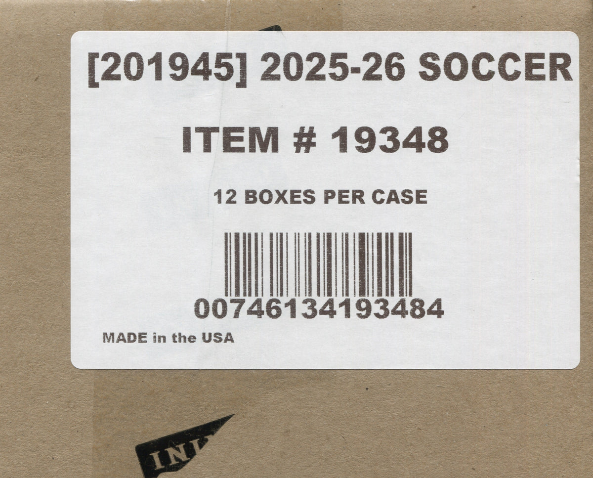 2025-26 Panini Select Serie A Soccer Hobby, 12 Box Case