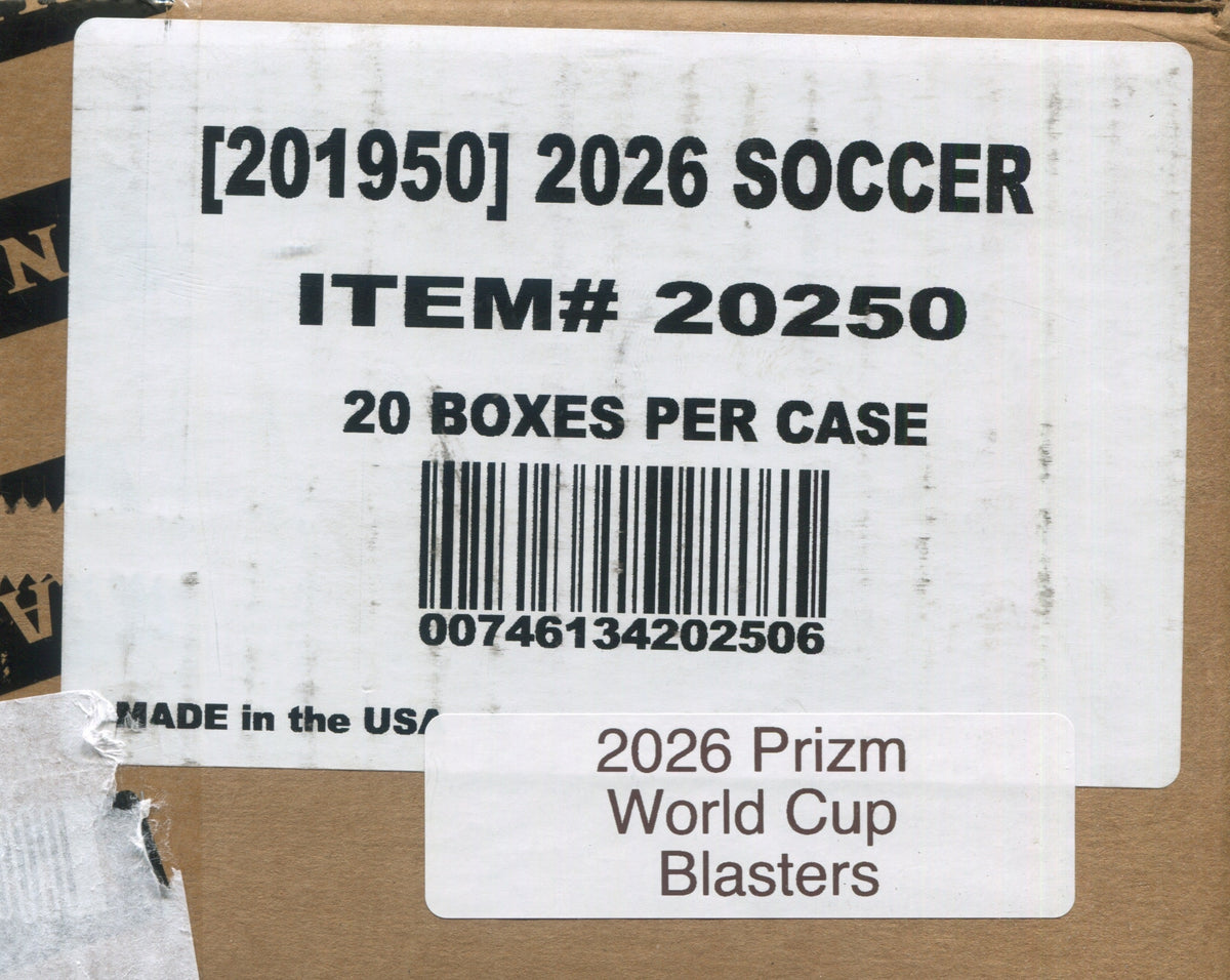 2026 Panini Prizm World Cup Soccer Blaster, 20 Box Case