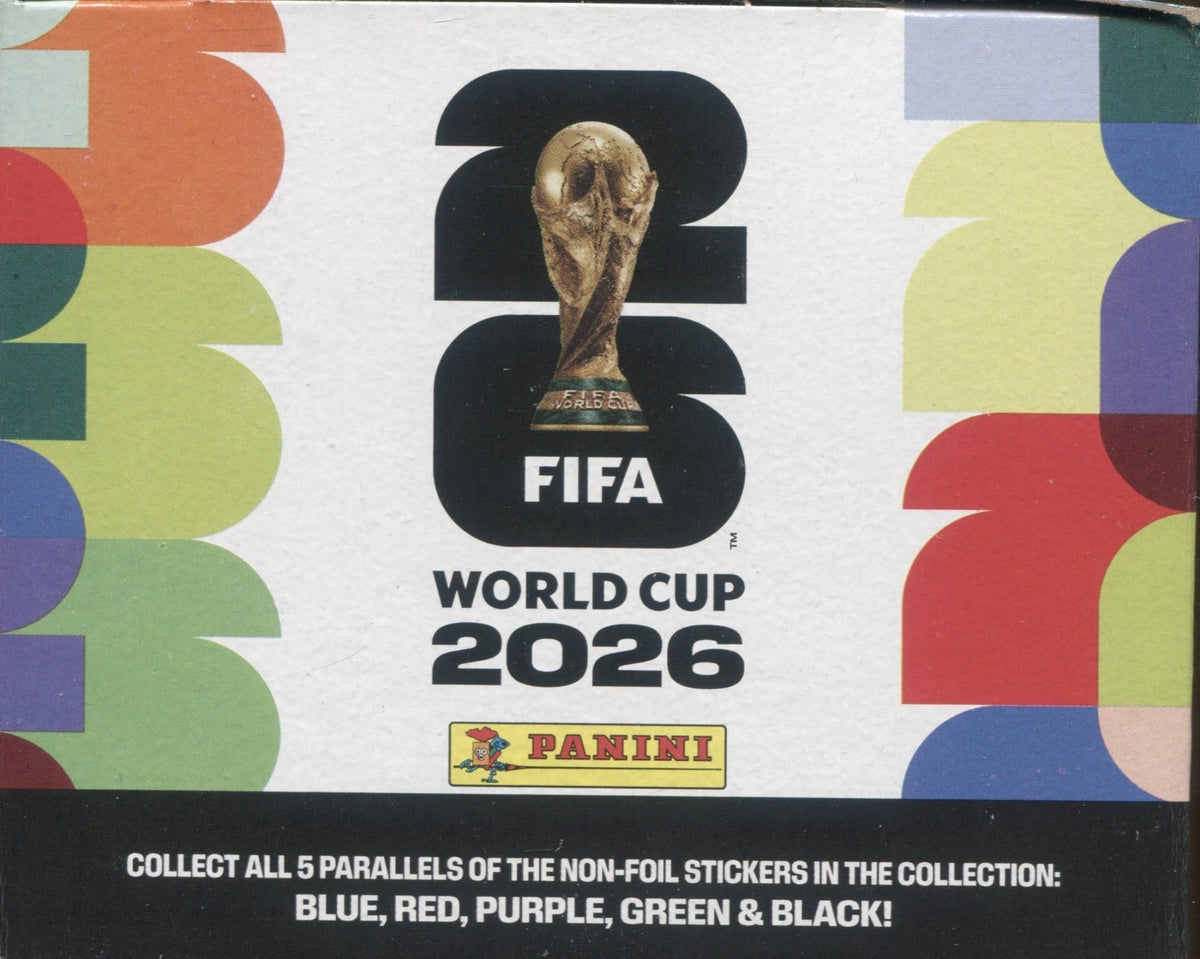 2026 Panini World Cup Soccer Stickers 25ct, 30 Box Case