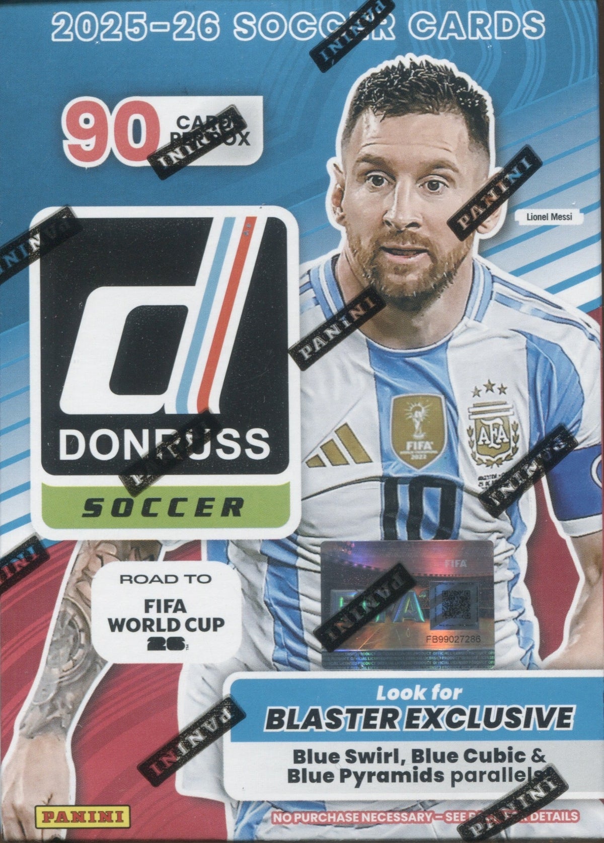 2025-26 Panini Donruss Road To FIFA World Cup 26 Soccer Retail Blaster, Box